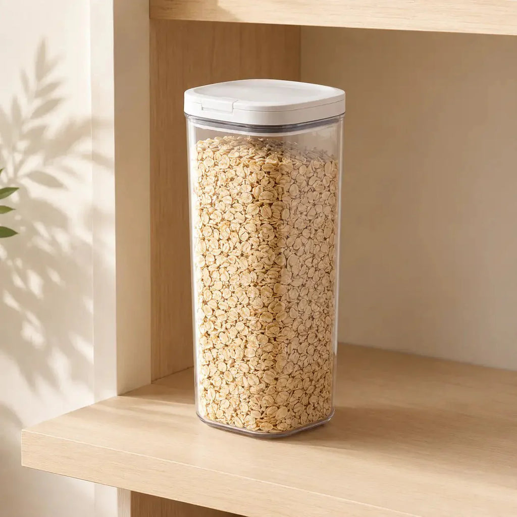 Luma & Home Push Top Pantry Container 3L White Lid